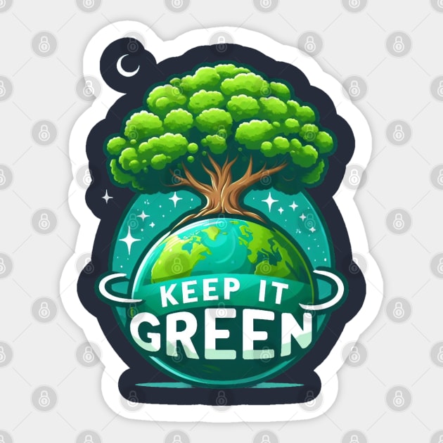 Earth Day 2024 Sticker by BukovskyART